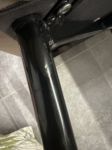 Стул на металлокаркасе Седа К кирпичный / черный фото покупателя 267