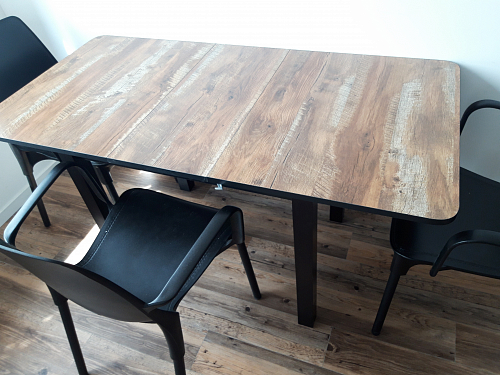 Стол Баи дуб юкон / черный фото покупателя 2