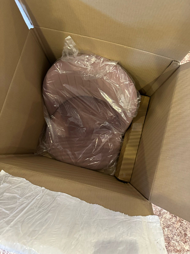 Стул на металлокаркасе Gabi 1 light purple / black фото покупателя 464