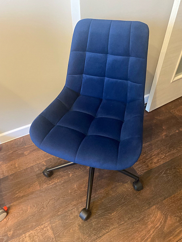 Компьютерное кресло Честер синий (velutto 46 ) / белый фото покупателя 30