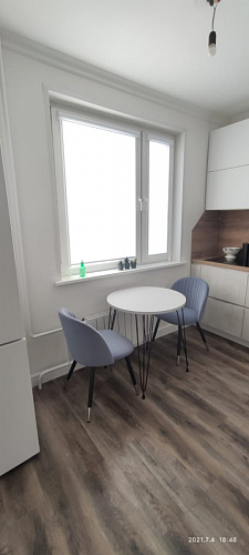 Стул на металлокаркасе Gabi 1 light purple / black / gold фото покупателя 217