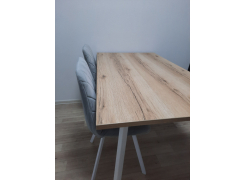 Стол Тринити Лофт 120 32 мм бетон / черный матовый фото покупателя 2