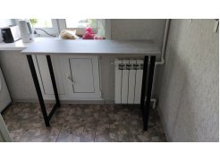 Барная стойка Дилан Лофт 120х60х90 бетон фото покупателя 119