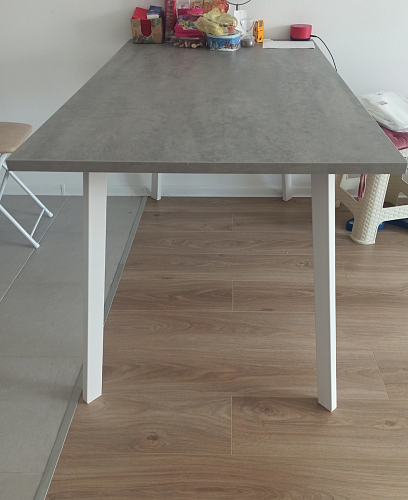 Стол Тринити Лофт 120 32 мм дуб галифакс табако / черный матовый фото покупателя 929