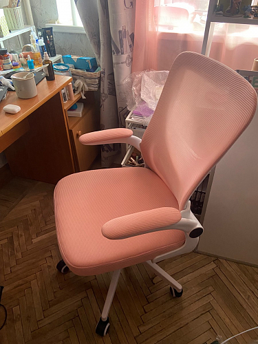 Компьютерное кресло Konfi dark gray / pink / white фото покупателя 138