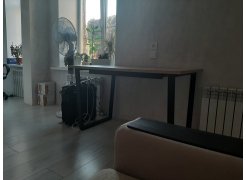 Стол Лота Лофт 120 25 мм дуб делано темный / черный матовый фото покупателя 261