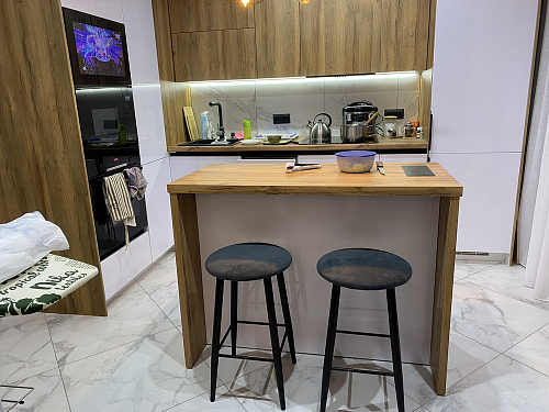 Полубарный стул Гангток катания сильвер / черный матовый фото покупателя 10