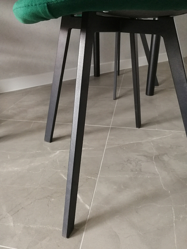 Стул на металлокаркасе Чилли синяя ткань / белый фото покупателя 1509