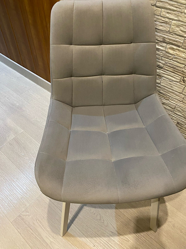 Стул на металлокаркасе Челси морская волна / черный фото покупателя 178