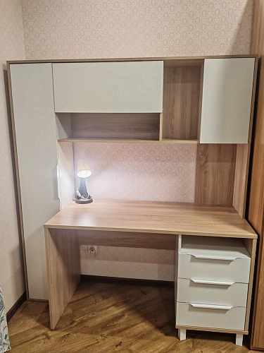 Компьютерный стол Комфорт 12.95 N дуб сонома / темно-серый фото покупателя 9