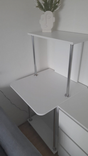 Компьютерный стол КСТ-12 белый фото покупателя 43