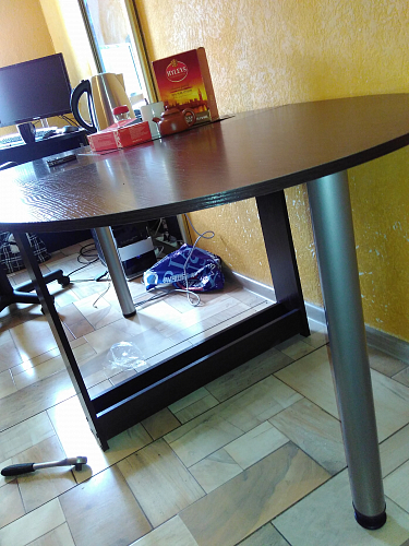 Стол-книжка СП-12 беленый дуб фото покупателя 7