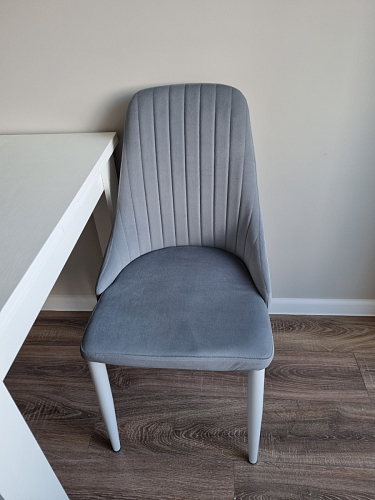 Стул на металлокаркасе Kora wine red / black фото покупателя 87