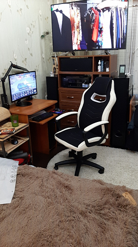 Компьютерное кресло Gamer черное / серое фото покупателя 47