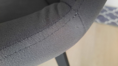 Стул на металлокаркасе Челси велюр коричневый / черный каркас фото покупателя 230