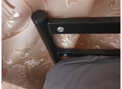 Односпальная кровать Фади 80х200 черная фото покупателя 768