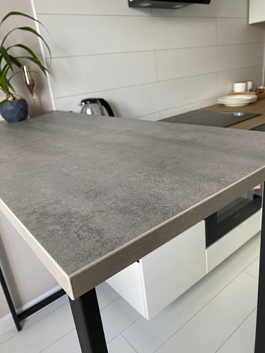 Барная стойка Дилан Лофт 120х40х90 бетон светлый фото покупателя 120