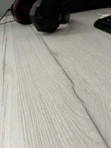 Стол Тринити Лофт 120 32 мм бетон / черный матовый фото покупателя 512