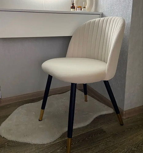 Стул на металлокаркасе Gabi 1 light purple / black фото покупателя 779