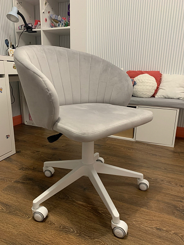 Компьютерное кресло Пард confetti silver серый / черный фото покупателя 164