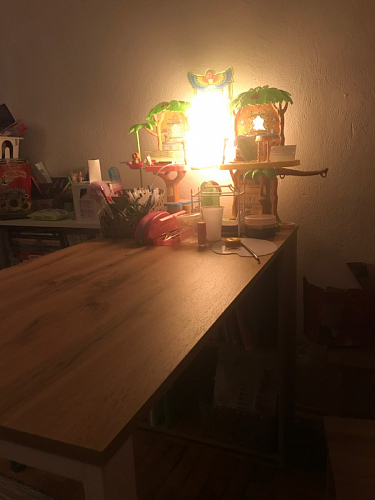 Письменный стол Битти Лофт 116х60х75 дуб вотан / черный матовый фото покупателя 72