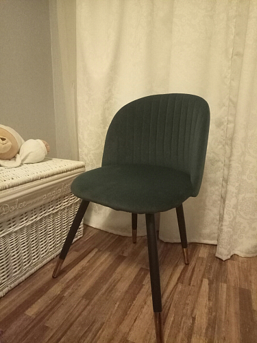 Стул на металлокаркасе Gabi 1 light purple / black фото покупателя 968