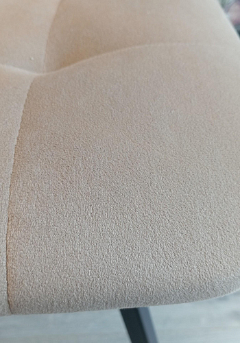 Стул на металлокаркасе Чилли К светло-серый велюр / черный каркас фото покупателя 700