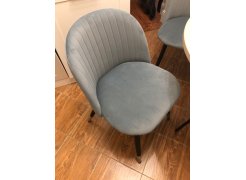 Стул на металлокаркасе Gabi 1 gray / black фото покупателя 689