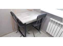 Стол Форли бетон / черный матовый фото покупателя 1