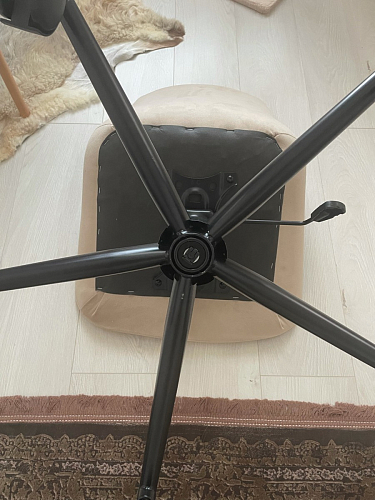 Компьютерное кресло Честер темно-серый велюр velutto 32 / белый фото покупателя 68