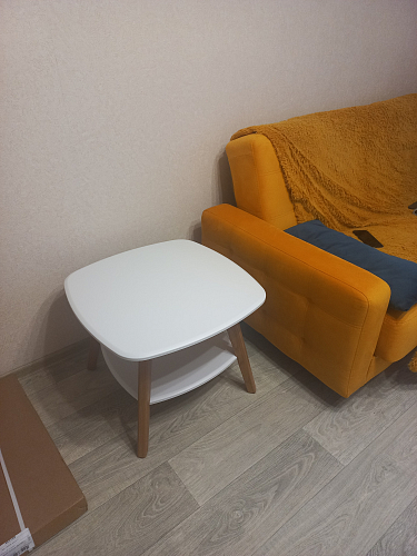 Журнальный столик Калифорния Хадсон белый фото покупателя 2