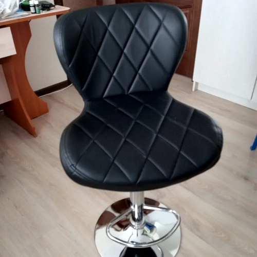 Барный стул Porch black / chrome фото покупателя 2