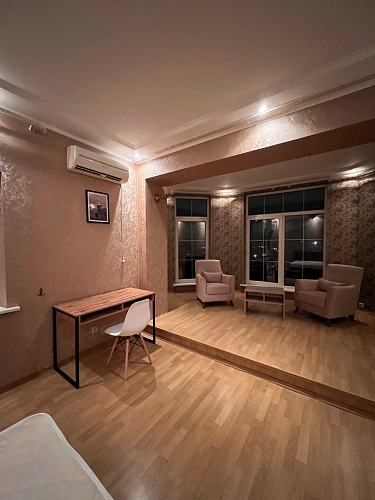 Письменный стол Леон Лофт дуб делано светлый / белый матовый фото покупателя 84