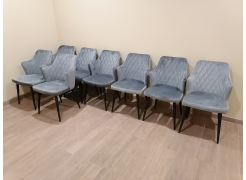 Стул на металлокаркасе Velen dark blue фото покупателя 6