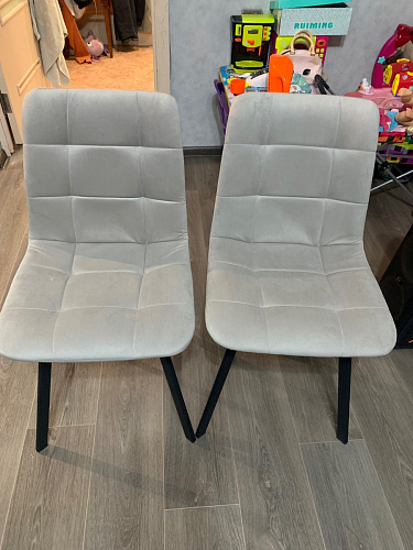 Стул на металлокаркасе Чилли К кирпичный / черный фото покупателя 544