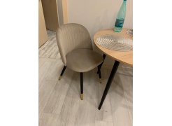 Стул на металлокаркасе Gabi 1 gray / black фото покупателя 671