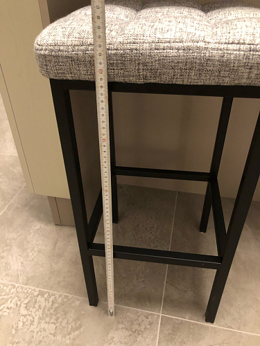 Барный стул Лофт катания минт / белый матовый фото покупателя 233