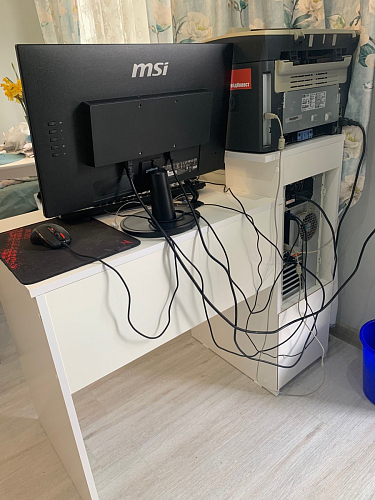 Компьютерный стол Джаз-24 правый дуб сонома фото покупателя 101