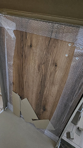 Стол Тринити Лофт 120 32 мм дуб галифакс табако / черный матовый фото покупателя 731