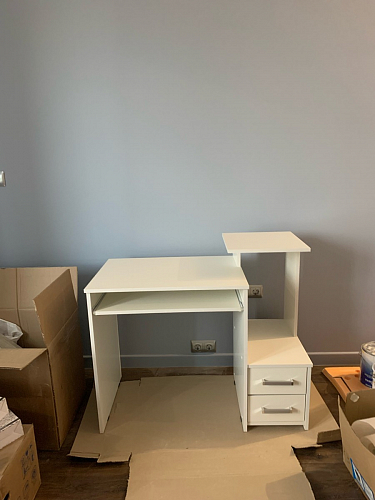 Компьютерный стол Джаз-24 левый дуб сонома фото покупателя 42