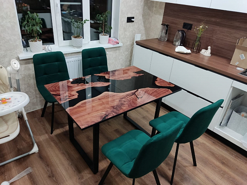 Стул на металлокаркасе Чилли зеленый / белый каркас фото покупателя 228