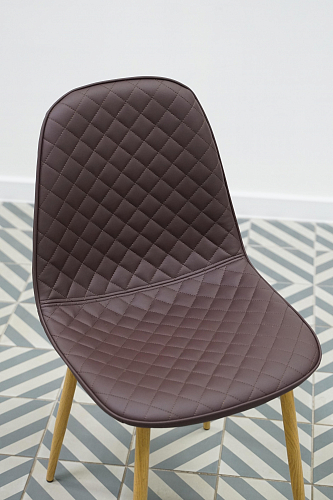 Стул на металлокаркасе Capri голубой из шоурума 1