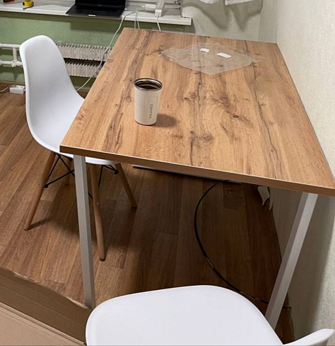 Деревянный стол Лота Лофт 120x75 дуб крафт табачный / черный матовый фото покупателя 386