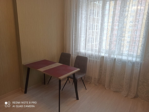 Стол Тринити Лофт 120 32 мм бетон / черный матовый фото покупателя 458