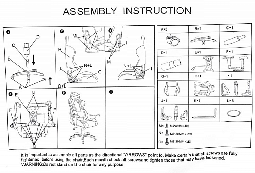 Компьютерное кресло Racer черное / красное фото покупателя 59