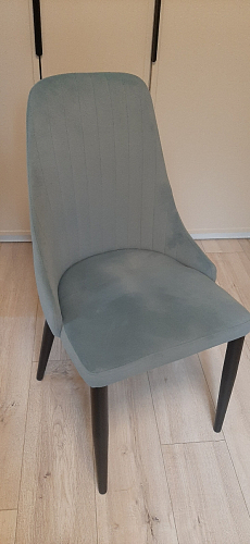 Стул на металлокаркасе Kora green / black фото покупателя 402