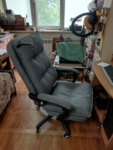 Компьютерное кресло Rapid голубое фото покупателя 64