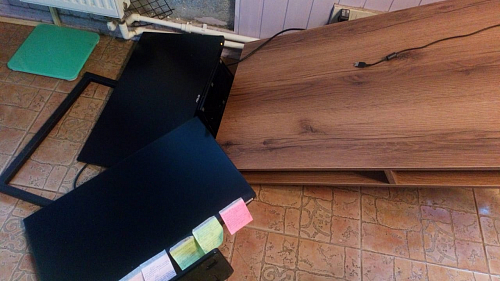 Письменный стол Леон Лофт дуб делано светлый / белый матовый фото покупателя 129