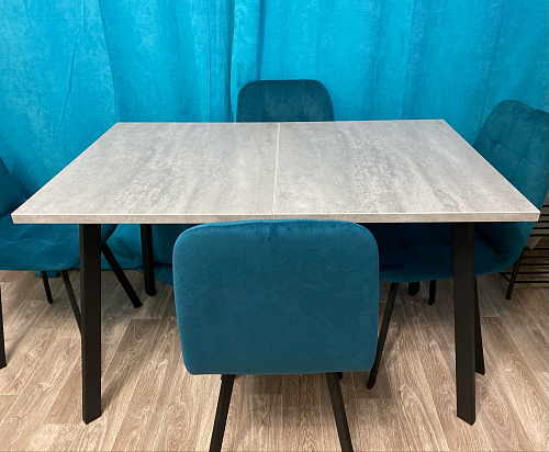 Стол раскладной Колон Лофт 120 32 мм дуб галифакс табако / черный матовый фото покупателя 160