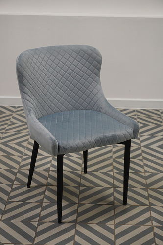 Стул на металлокаркасе Teo light purple / black из шоурума 7